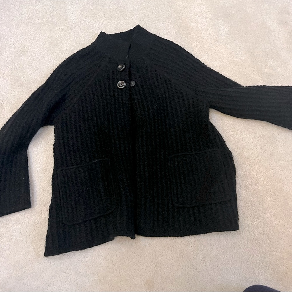 Christopher Fischer black cardigan